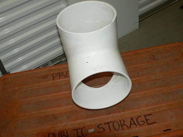 8" Schedule 40 PVC Tee - Socket x Socket x Socket (401-080) 3