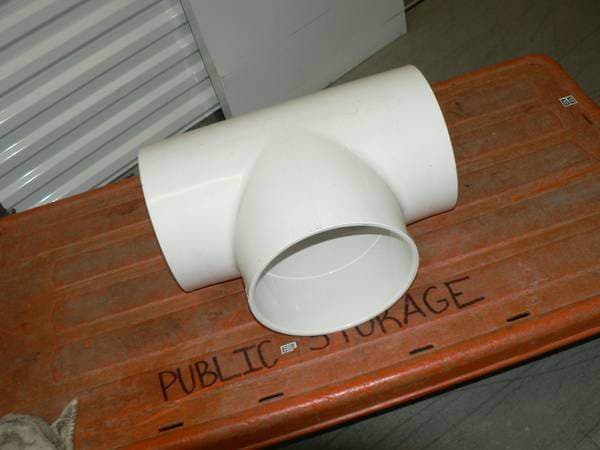 8" Schedule 40 PVC Tee - Socket x Socket x Socket (401-080) 4