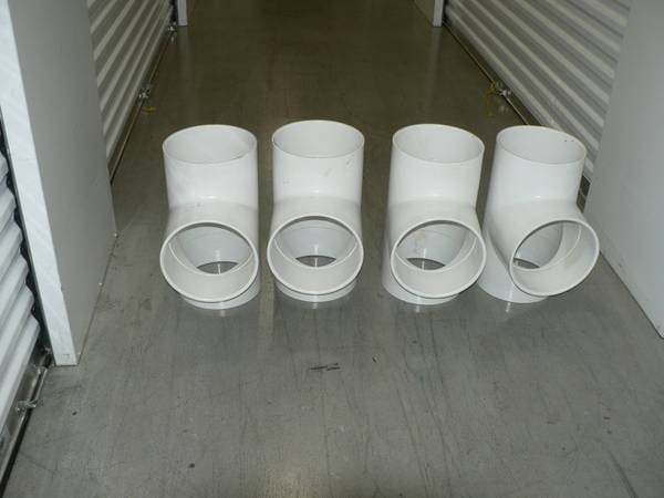 8" Schedule 40 PVC Tee - Socket x Socket x Socket (401-080) 5