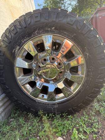 Nitto Ridge Grappler Tires/ Denali Chrome Wheels LT295 /55R20