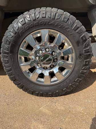 Nitto Ridge Grappler Tires/ Denali Chrome Wheels LT295 /55R20 3