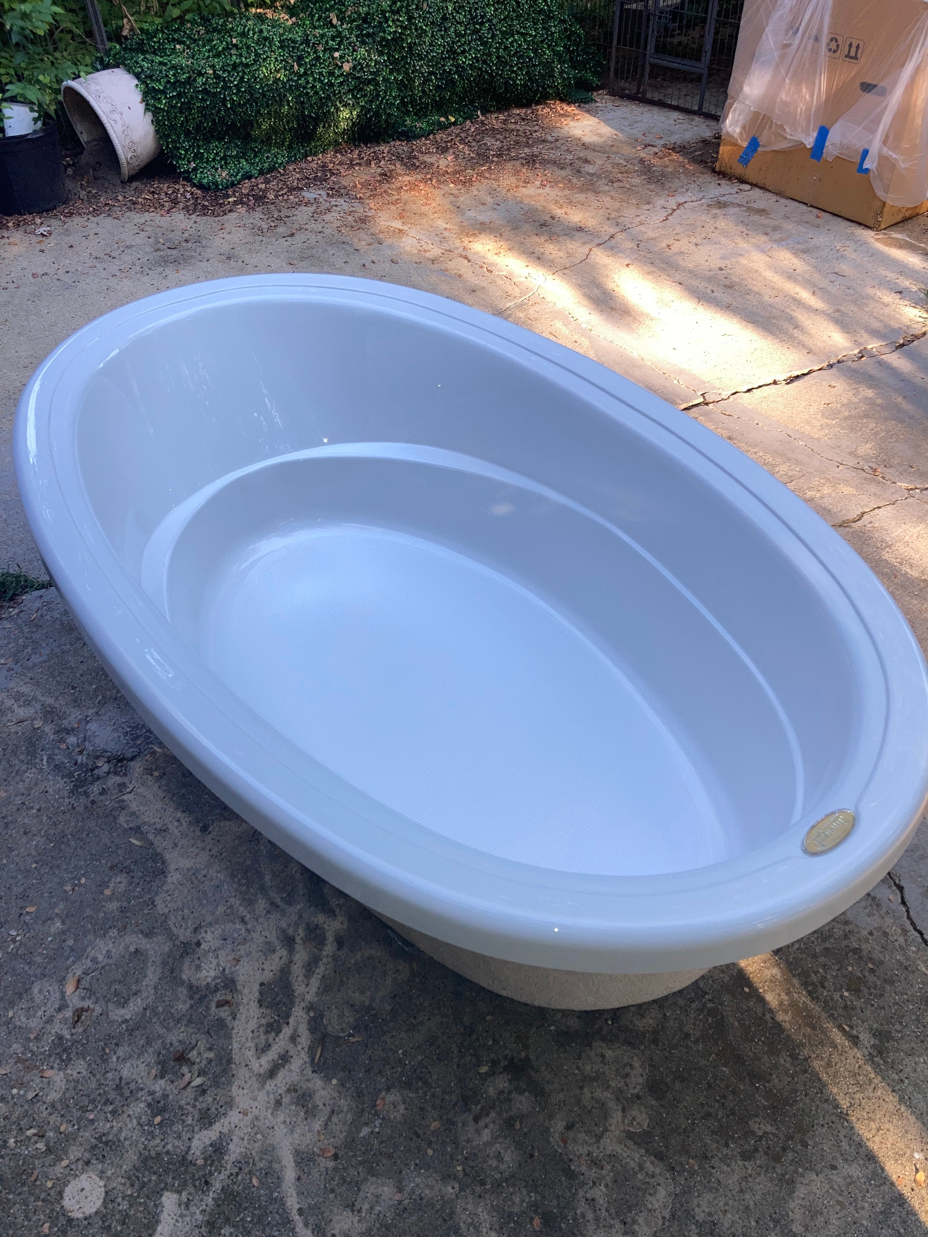 Jacuzzi Signature 71" Drop-In Soaking Bathtub with Universal Drain - $600 2