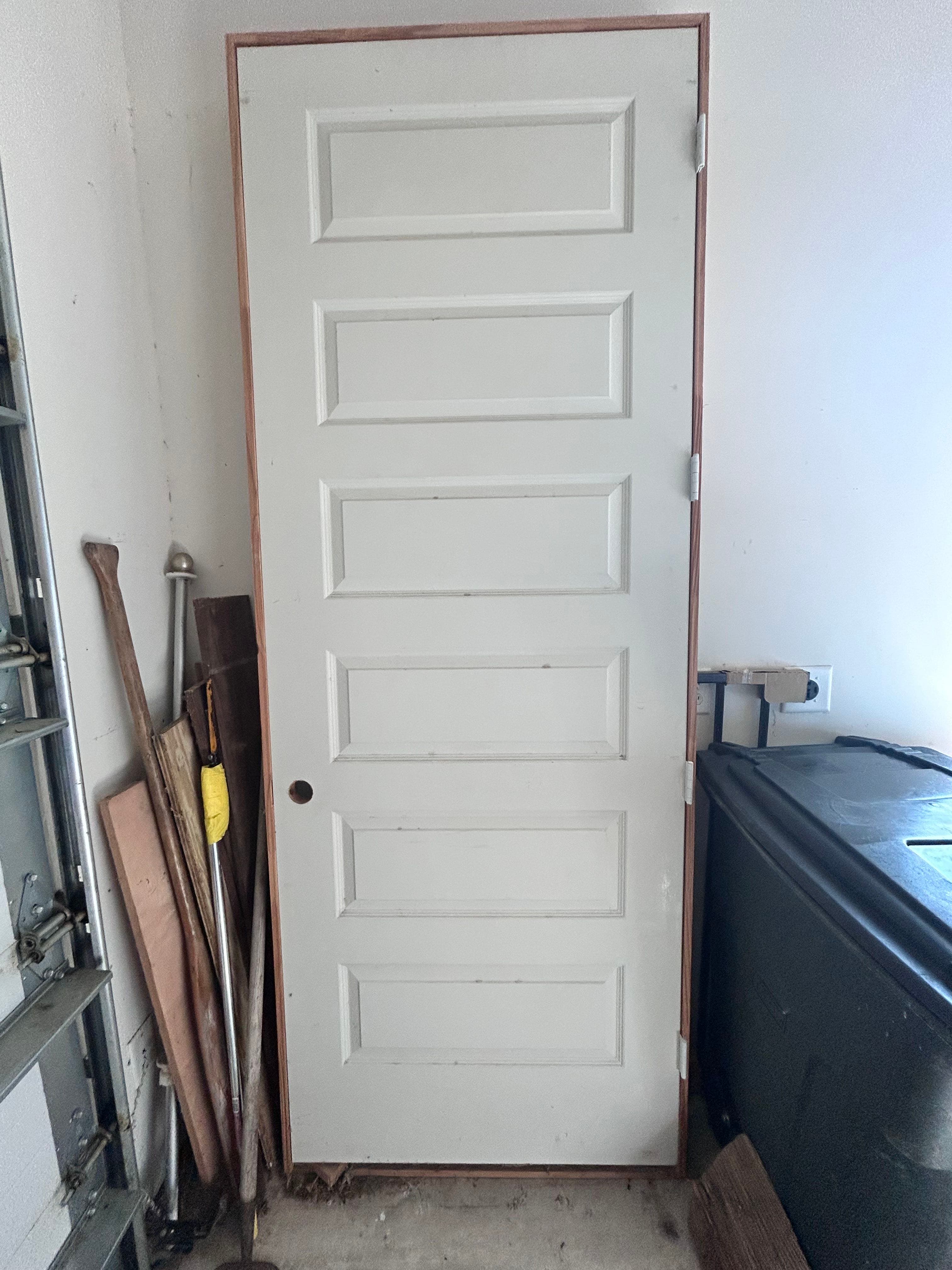 8x3ft interior/exterior Solid Core Door with Frame  - New - League City | OFFLOADIT Marketplace